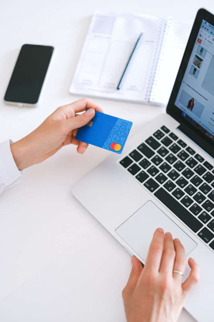 Using a credit card online safely