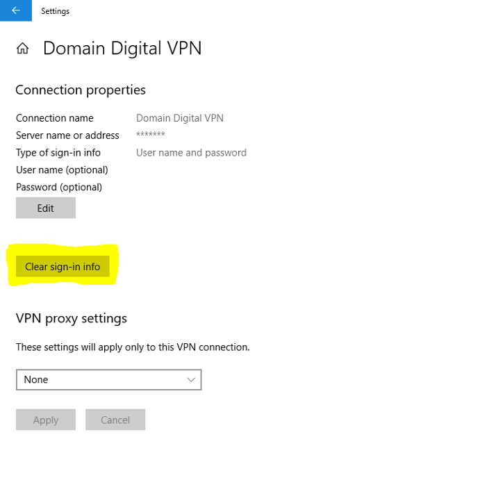 VPN Login Instructions